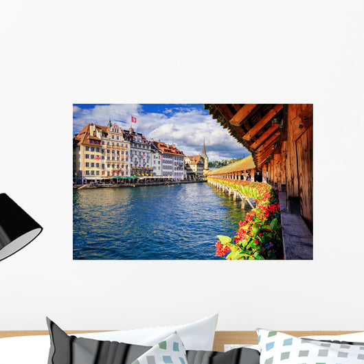 Lucerne Switzerland from Famous Wall Decal