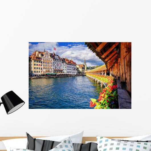 Lucerne Switzerland from Famous Wall Decal