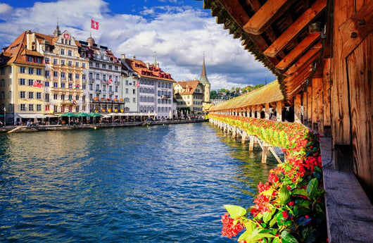 Lucerne Switzerland from Famous Wall Decal