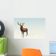 Polygonal Stag Illustration Wall Decal