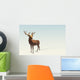 Polygonal Stag Illustration Wall Decal