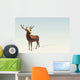 Polygonal Stag Illustration Wall Decal