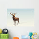 Polygonal Stag Illustration Wall Decal