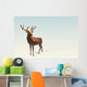Polygonal Stag Illustration Wall Decal