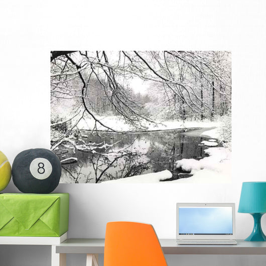 Winter Scene Wall Mural