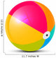 Colorful Vector Beach Ball Wall Decal