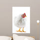 Image White Hen Standing Wall Decal