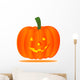 Halloween Pumpkin with Shadow Wall Decal