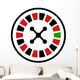 Casino Roulette Wheel Flat Wall Decal