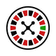 Casino Roulette Wheel Flat Wall Decal