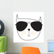 Cute Hand Drawn Cat Vector Wall Decal