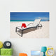 Santa's Hat and Chaise Wall Decal Design 2