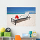 Santa's Hat and Chaise Wall Decal Design 2