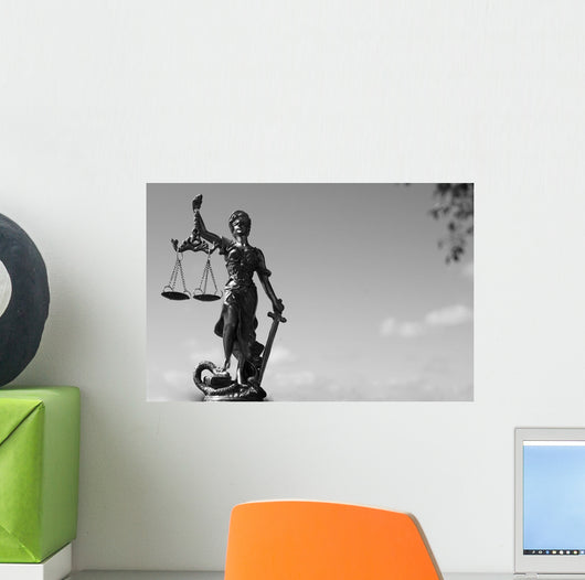 Image Sculpture Themis Femida Wall Decal