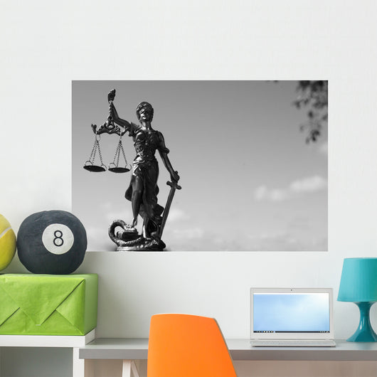 Image Sculpture Themis Femida Wall Decal