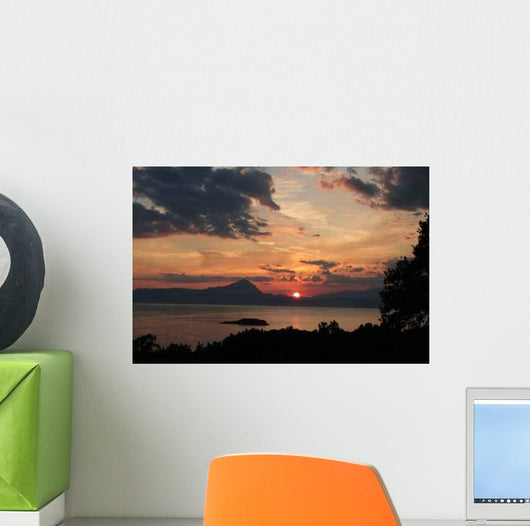 Sunset Sea Wall Decal