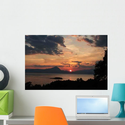 Sunset Sea Wall Decal