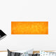 Abstract Mosaic Orange Gradient Wall Decal