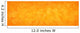 Abstract Mosaic Orange Gradient Wall Decal