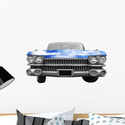 Cadillac 2 Wall Decal shown on a wall