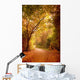 Wonderful Autumn Forest Path Wall Decal