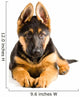 Cute Puppy Dog German Wall Decal