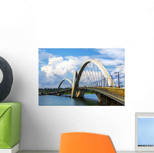 Jk Bridge Brasilia Capital Wall Decal