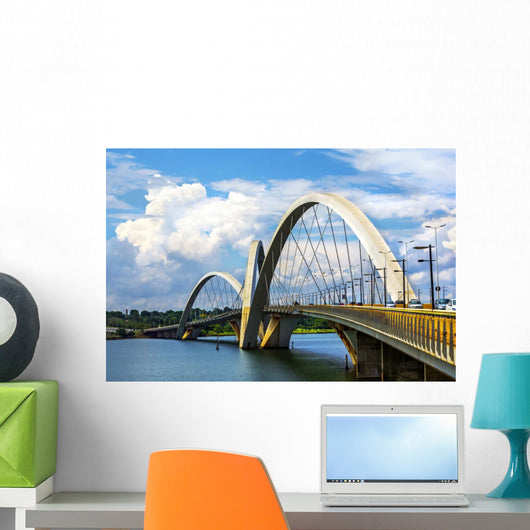 Jk Bridge Brasilia Capital Wall Decal