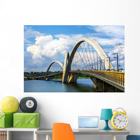 Jk Bridge Brasilia Capital Wall Decal