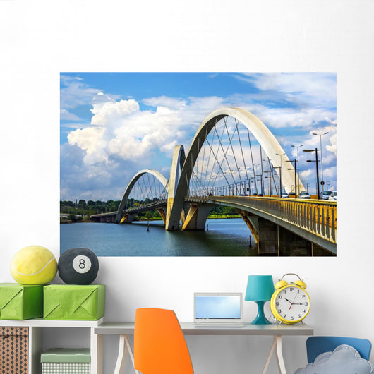 Jk Bridge Brasilia Capital Wall Decal