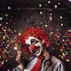 Creepy Birthday Clown Wall Decal