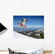 Young Man Jumping High Wall Decal