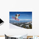 Young Man Jumping High Wall Decal