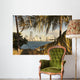 Miami between Palm Trees Wall Decal