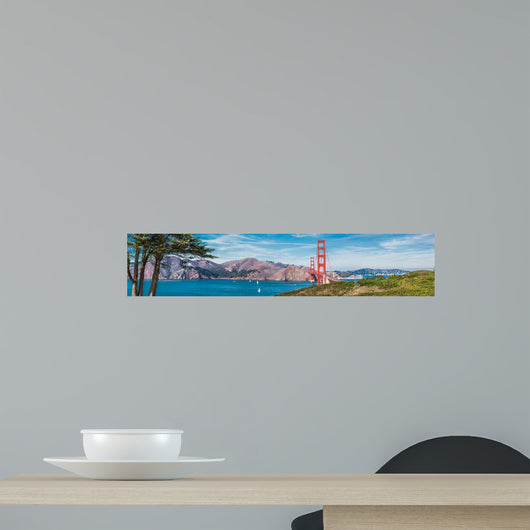 Panorama Golden Gate Bridge Wall Decal