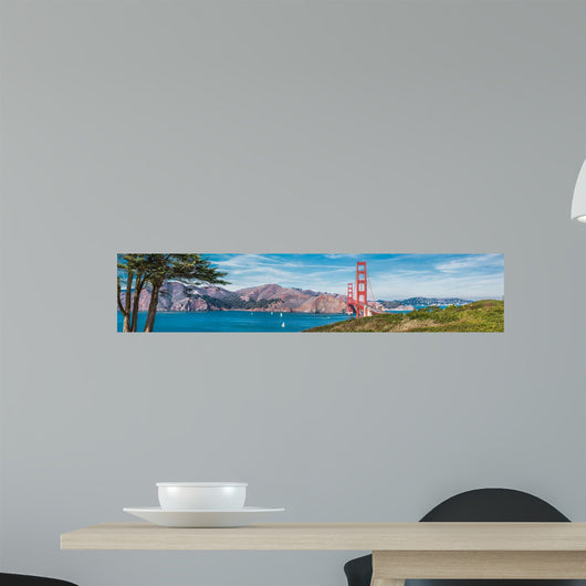 Panorama Golden Gate Bridge Wall Decal