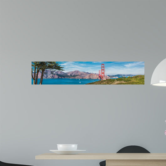 Panorama Golden Gate Bridge Wall Decal