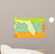 Florida Doodles with Calligraphy Wall Decal