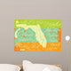 Florida Doodles with Calligraphy Wall Decal