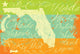 Florida Doodles with Calligraphy Wall Decal