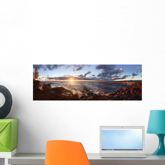 Sunrise Lake Superior Wall Decal