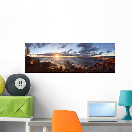 Sunrise Lake Superior Wall Decal