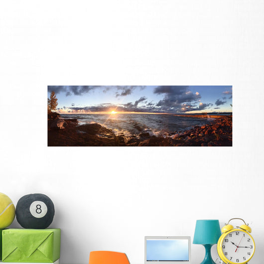 Sunrise Lake Superior Wall Decal