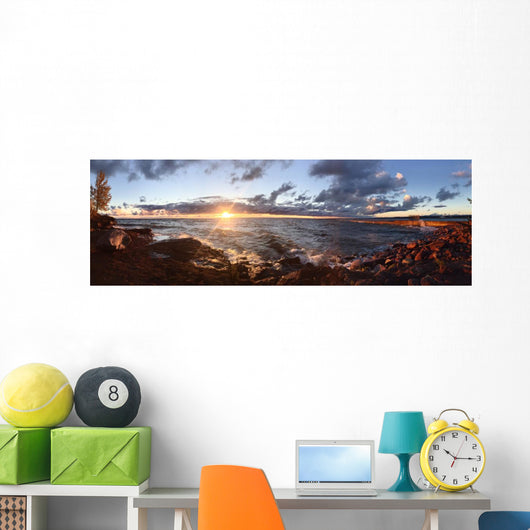 Sunrise Lake Superior Wall Decal