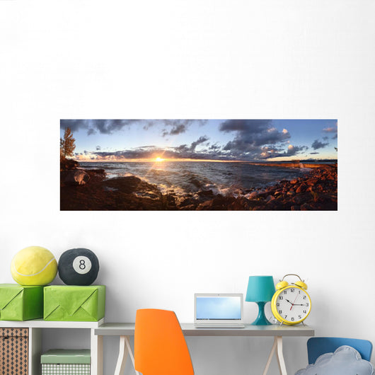 Sunrise Lake Superior Wall Decal