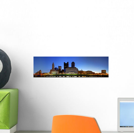 Scioto River and Downtown Wall Decal