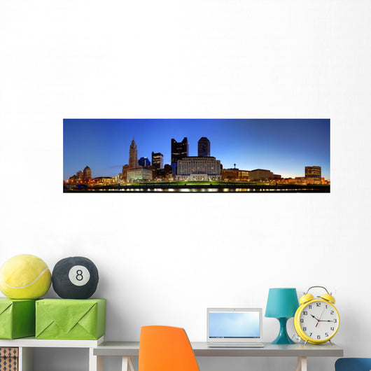 Scioto River and Downtown Wall Decal