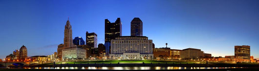 Scioto River and Downtown Wall Decal