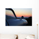 Sunset Old Car Wall Decal