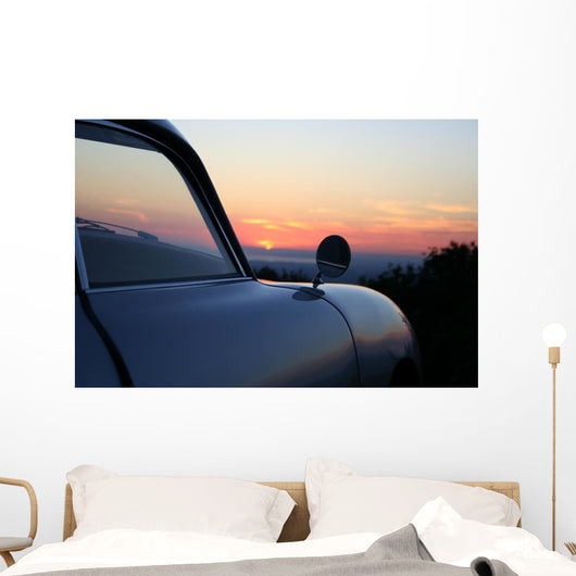 Sunset Old Car Wall Decal